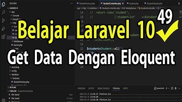 Belajar Laravel 10 GET Data Dengan Eloquent