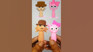 sprunki OC Color Mixing new sprunki made from clay (part 22) #colormixing #sprunki #newsprunki #clay