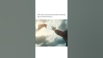 Mfs swear they wanna be villains until they get a moment like this…