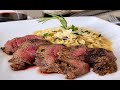 Chef Mike - Elk Tenderloin with Mushroom Risotto