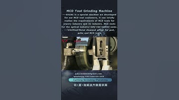Tool grinding machine for the jewelry industry and 3C industry MCD diamond tools #grindingmachine