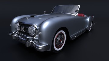 Blender Vintage Car Creation - 007 Using the Shrinkwrap Modifier