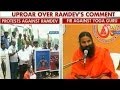 Baba Ramdev's comments spark protest