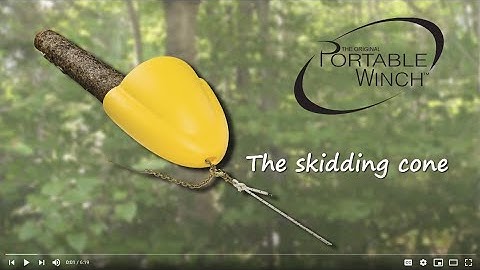 Video 10 - Into the world of Portable Winch - The skidding cone