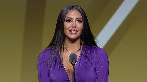 Vanessa Bryant Michael Jordan speech | Great Kobe Bryant is officially in the Hall of Fame
