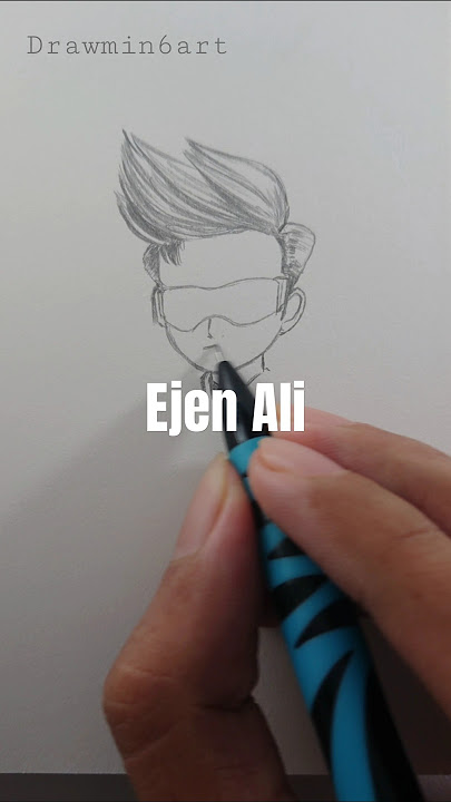 Lukis Ejen Ali yang senang #ejenali