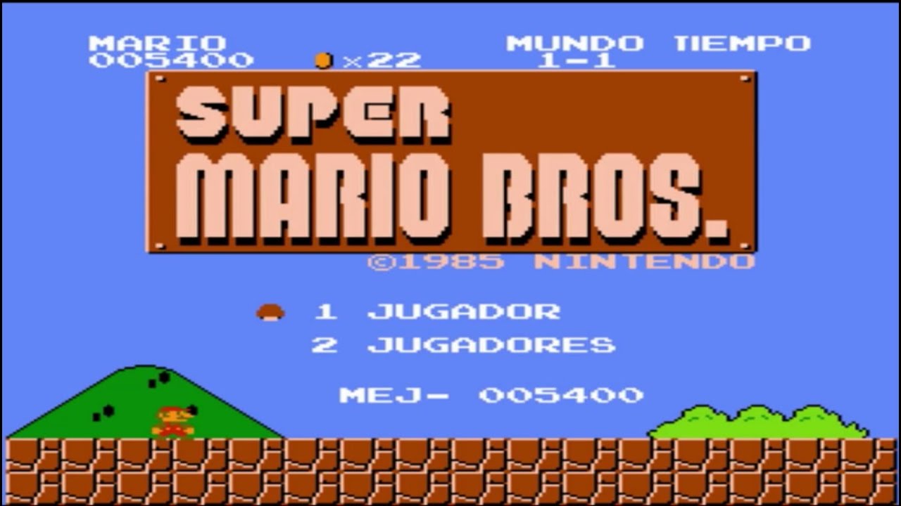 Mario 1 [Nes][Español](1-8)[Modo Historia Completo] - YouTube