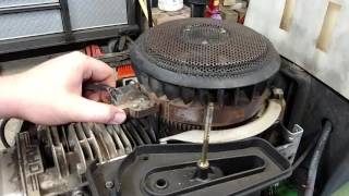 How to gap a coil on a Briggs and Stratton