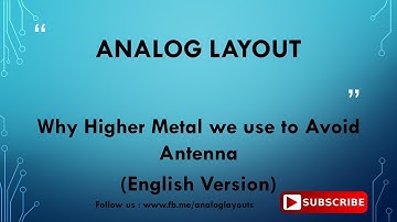 Why Higher Metal we use to Avoid  Antenna - English Version