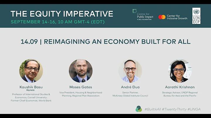 The Equity Imperative Day 1: Reimagining an Economy Built for All