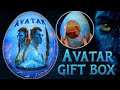 Gift box in the style of Avatar 2 the way of water. How to make a Kinder Avatar gift