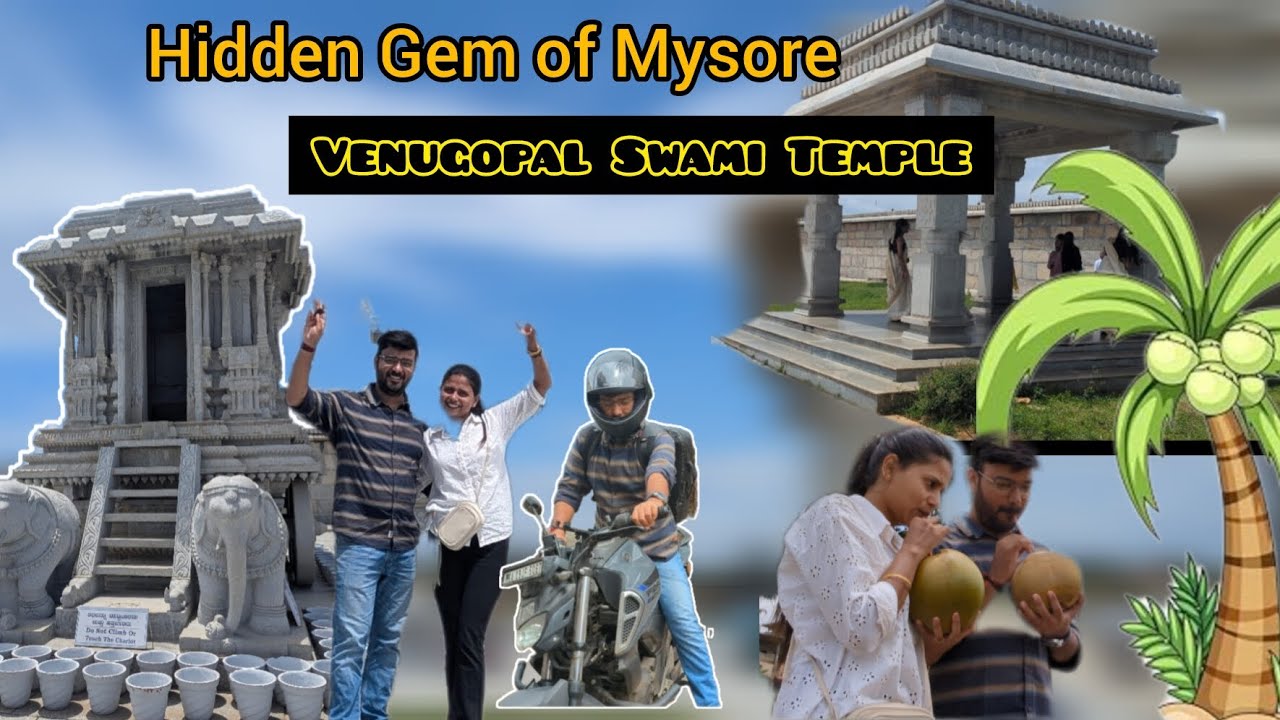 SOUTHINDIA TEMPLE ON WATER FOR 80 YEARS🛕 🙏!! NORTH COUPLE IN SOUTH👫!! HIDDEN GEM OF MYSORE !! 