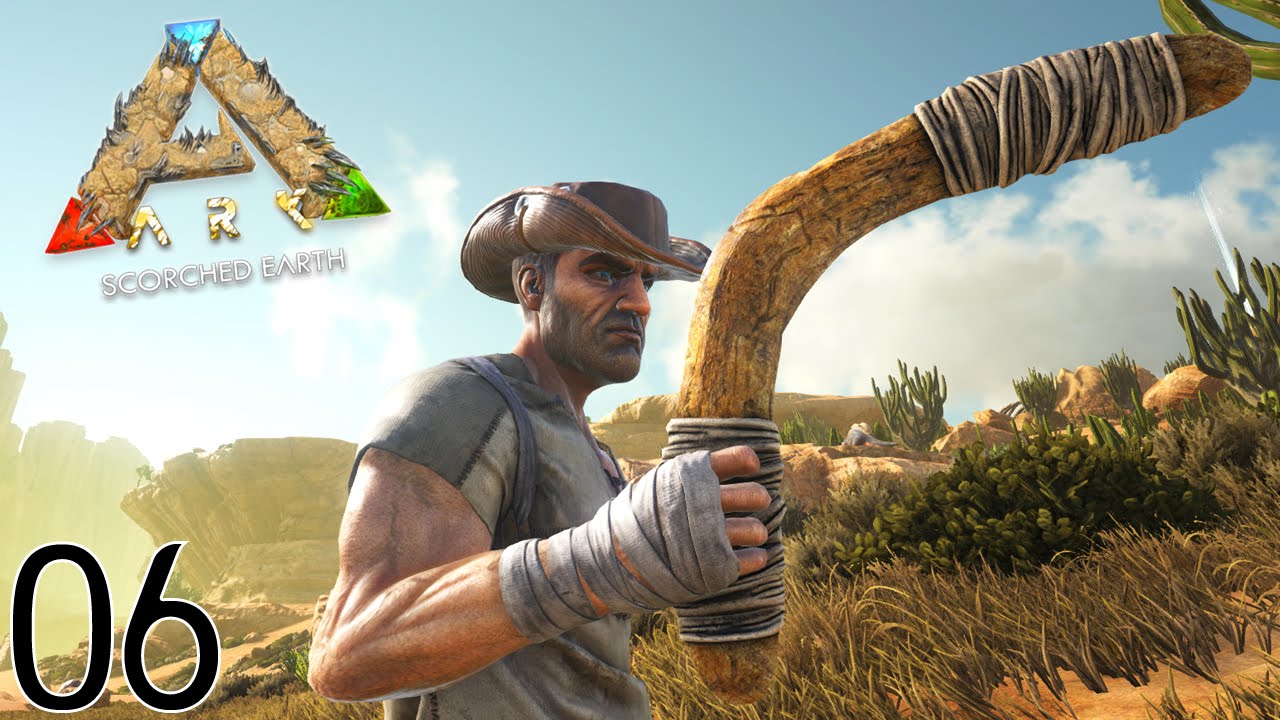 fright night TUER UN DINOSAURE AVEC UN BOOMERANG ! | ARK: Scorched Earth ! #Ep6