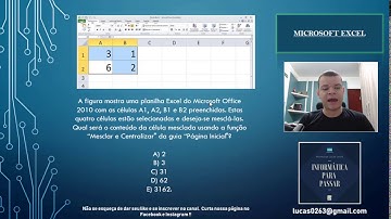 Microsoft Excel - Mesclar Células