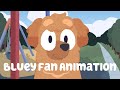 Meeting a new friend bluey fan animation