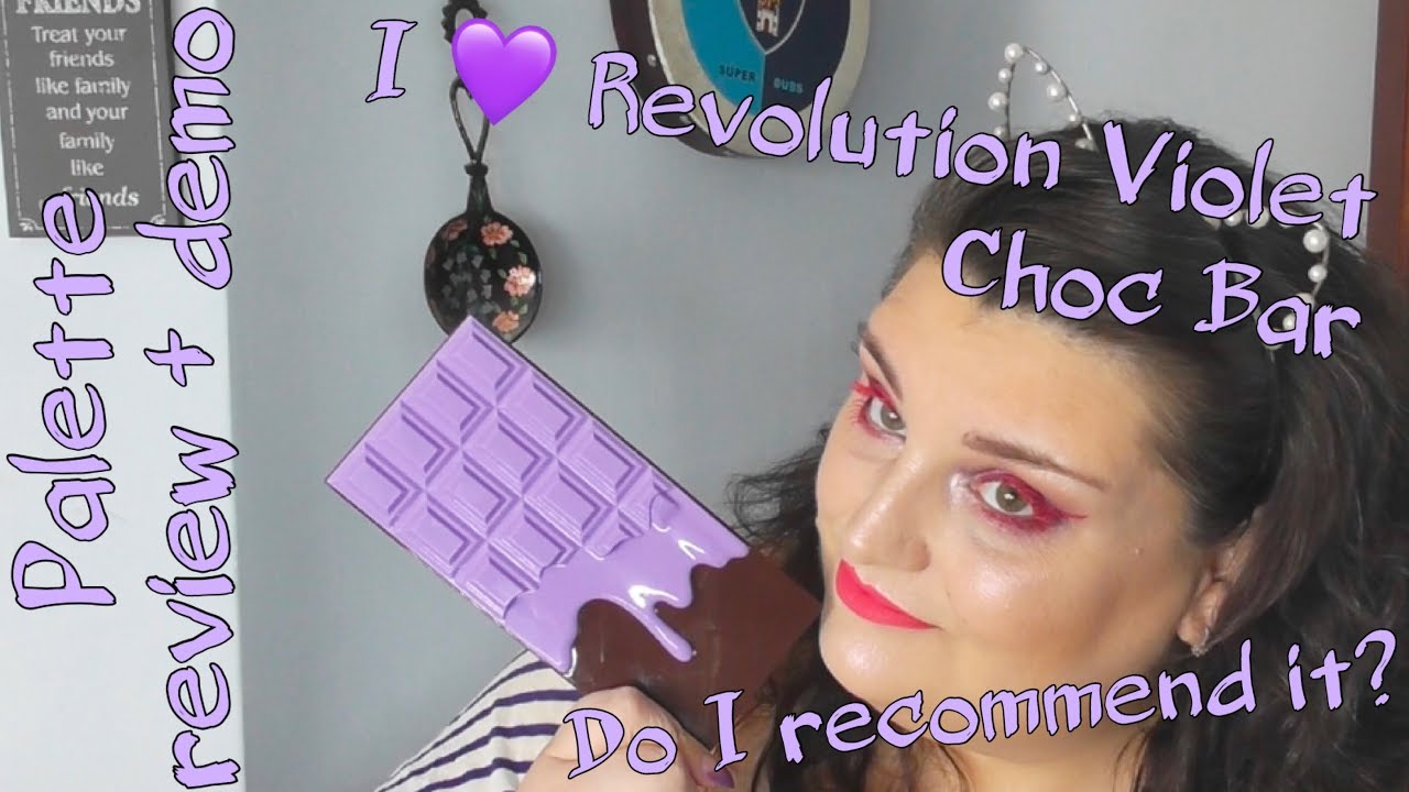 I Heart Revolution Violet Chocolate Bar Palette Review and Demo