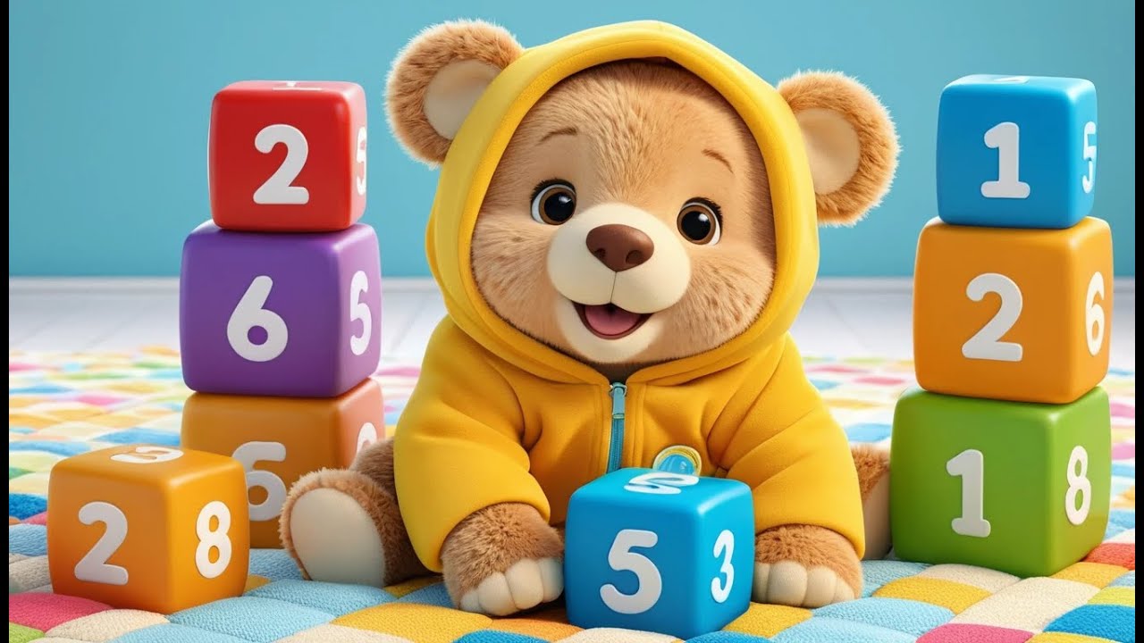 🐻 Five Little Bears Counting Song 🔢🎶 | Fun Numbers Learning for Toddlers
