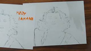 Hedy Lamarr Drawing