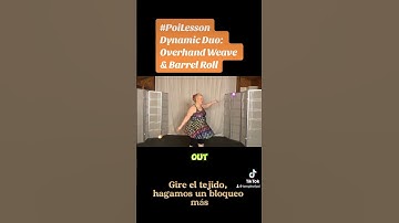 Pt8 Poi Dynamic Duo: Overhand Weave & Barrel Roll #Poi #español #PoiTutorial #PoiDance  #FlowArts