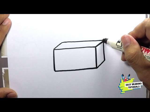 How to Draw 3D Shapes step by step -Easy Beginners Tutorial 