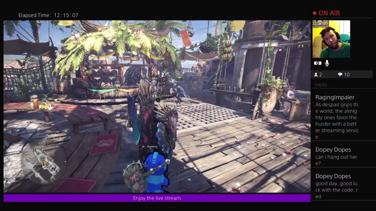 Monster hunter world live stream last day of summer twilight festival