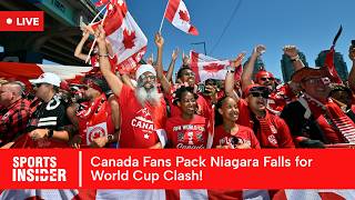 LIVE: Canadian Fans Gather at Niagara Falls Fan Zone for World Cup Match vs Qatar | AD1Z