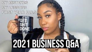 BUSINESS Q&amp;A: LESSONS &amp; MISTAKES MY FIRST YEAR IN BUSINESS: THINGS I WISH I KNEW BEFORE STARTING