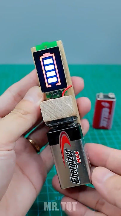 9v Battery Test  #diy #tools #ideas #9vbattery #shorts
