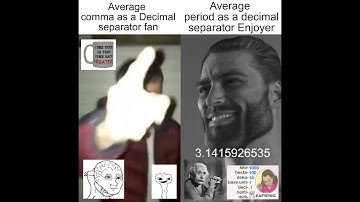 Comma as a decimal separator is used only by dumb people.