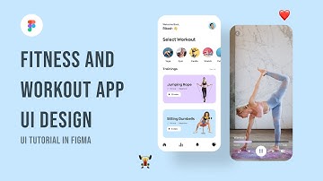 Fitness & Workout App UI Design using Figma (App UI UX Design | Tutorial For Beginners)