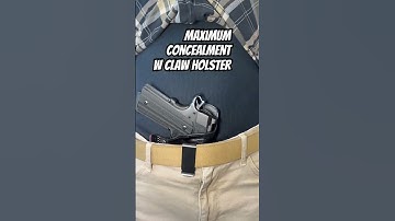 1911 MONOLITH CLAW HOLSTER - AMERICAN IWB - Maximum Concealment Gun holster-KUSIAKLEATHER