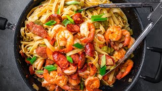 This Easy Spicy Shrimp Pasta Is A Gamechanger