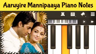 Aaruyire Mannipaaya | Guru | A.R Rahman | Piano Tutorial