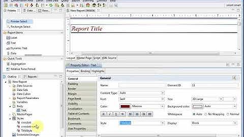 SMART BIRT Reporting - Creating and Re-Using Styles