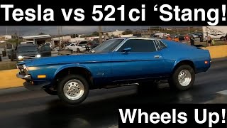 Tesla S vs Dragstrip Rivals! Buick Grand National, 521 Mustang, and ‘68 Z/28 Camaro! Five New Races!