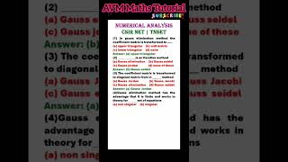 Numerical Analysis | #csirnetmaths | #tnsetmaths | #pgtrbmaths | #polytrb