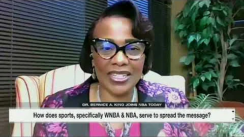 Dr. Bernice A. King's message to the NBA & beyond:...