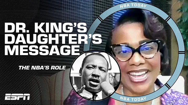 Dr. Bernice A. King's message to the NBA & beyond:...