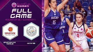 Sparta&k M.R. Vidnoje v Hatay BB - Full Game - EuroCup Women 2019