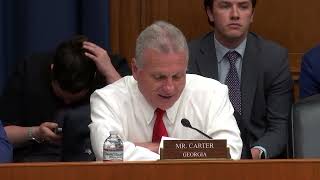 Rep. Carter delivers opening remarks at Energy & Commerce Health Subcommittee
