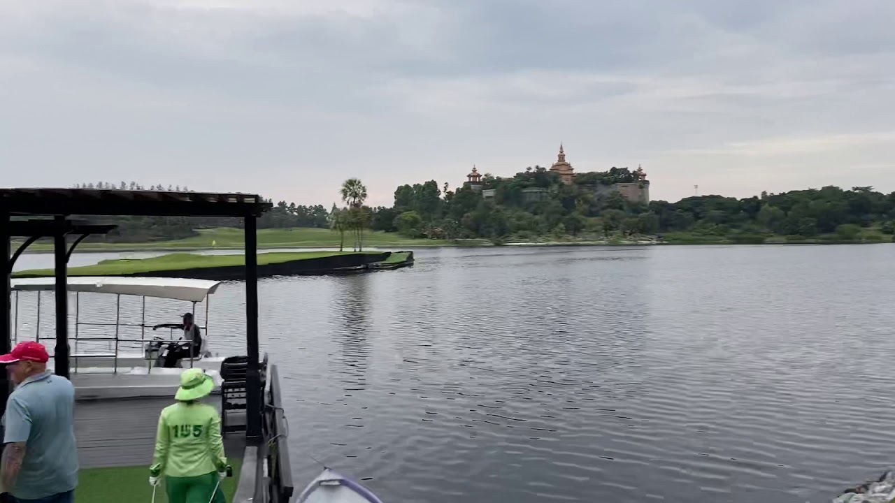 Amata Springs Floating Par 3 the most spectacular golf hole in