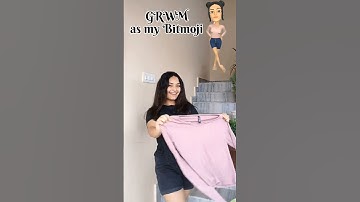 GRWM as my Bitmoji || Day-14 Snapchat Bitmoji Challenge✨ #shortsvideo #youtubeshorts #grwm #fashion