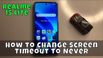 How to Change Screen Timeout to Never on Realme 15 Lite