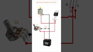 DC Motor Hız Kontrol Devresi — En Basit Anlatım! #shorts #ytshorts  #electronic  #elektronik