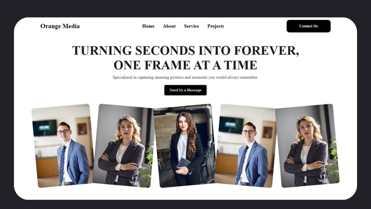Build a Stunning Hero Section With React JS and CSS | React Tutorial ...