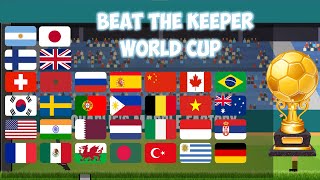 Marble Countries Beat The Keeper World Cup in Algodoo