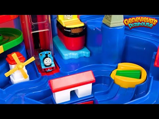 Thomas and Friends Train Playset and Puzzle for Kids! class=