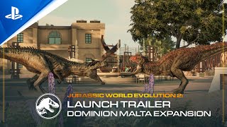 Juric World Evolution 2 Dominion Malta Expansion - Launch Trailer Ps5 & Ps4 Games