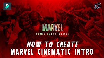 How to edit Marvel cinematic intro for Youtube in flimora | youtube intro