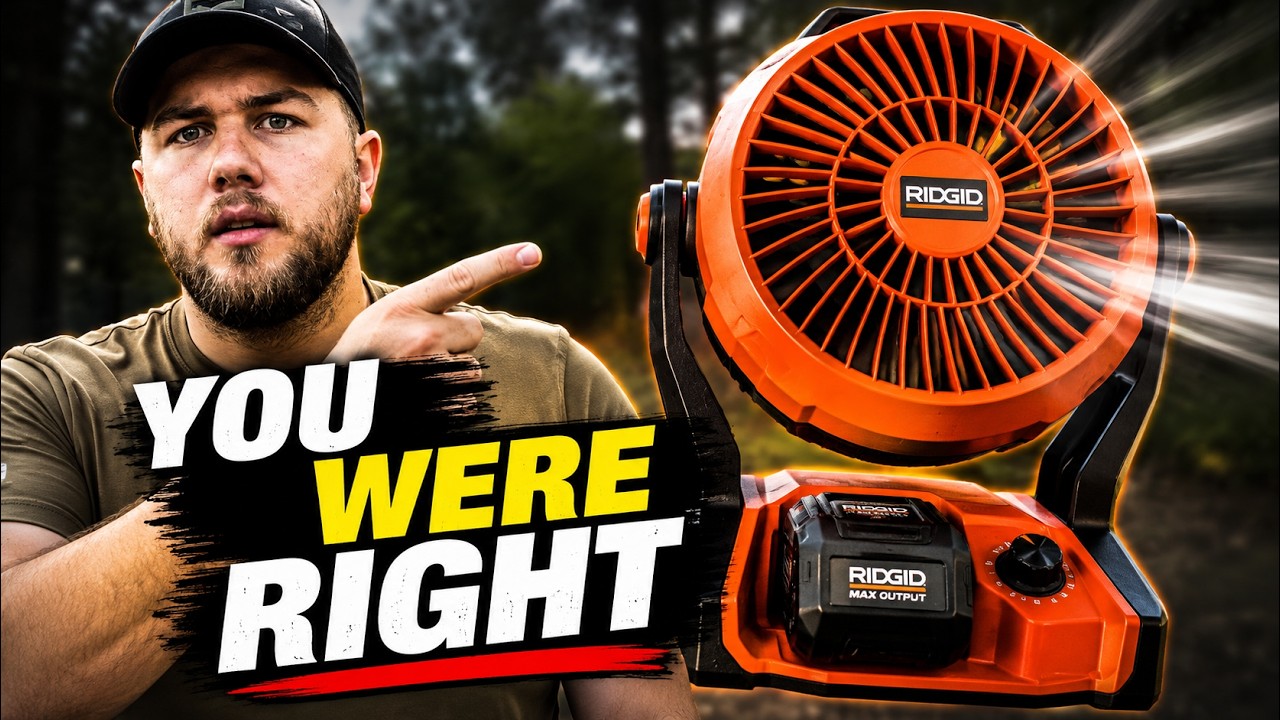 I Finally Understand the RIDGID Fan Hype - YouTube